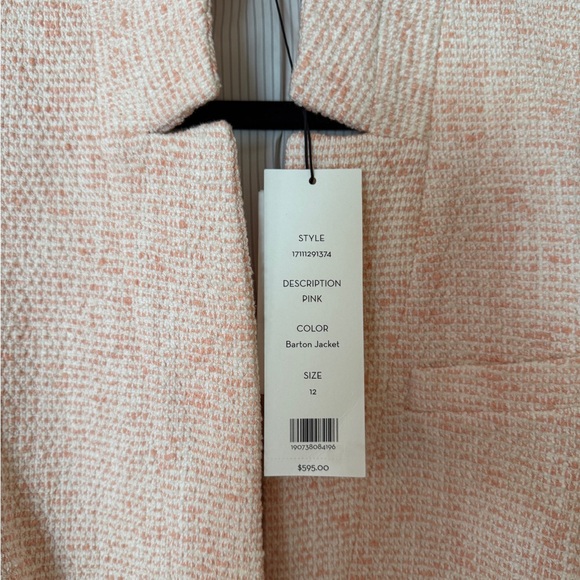 Veronica Beard Blazer in Light Pink Tweed - Picture 6 of 7